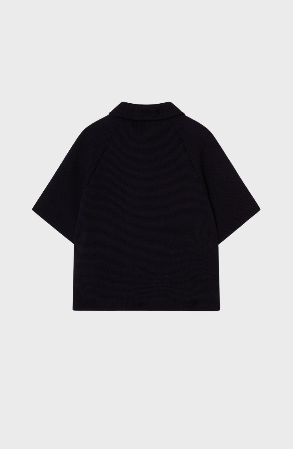 Gertrude Short Wool Cape Marine