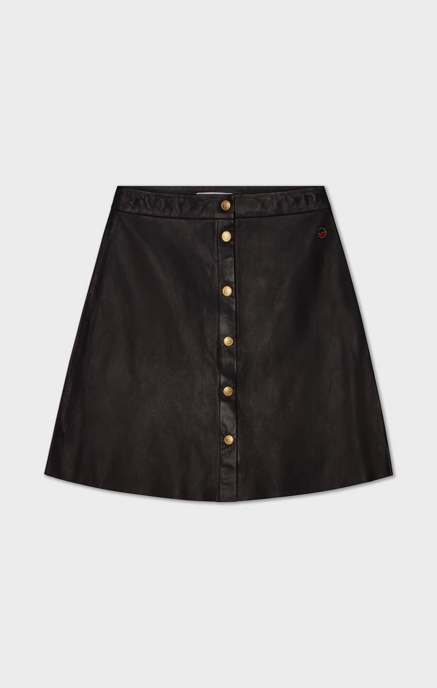 Alianne Leather Skirt Black