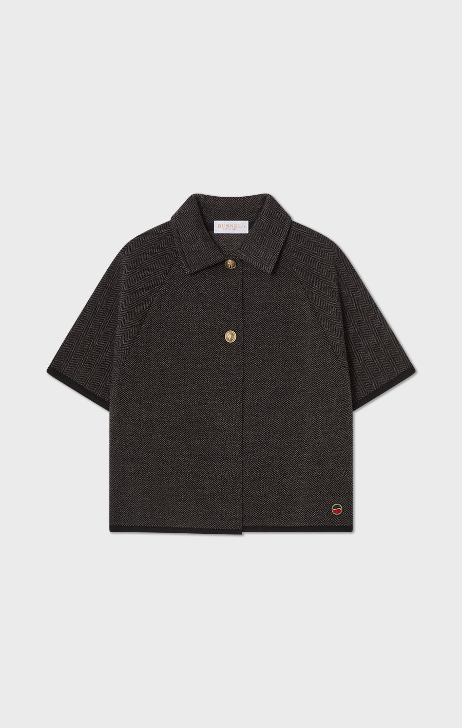 Amelie kort cape svart