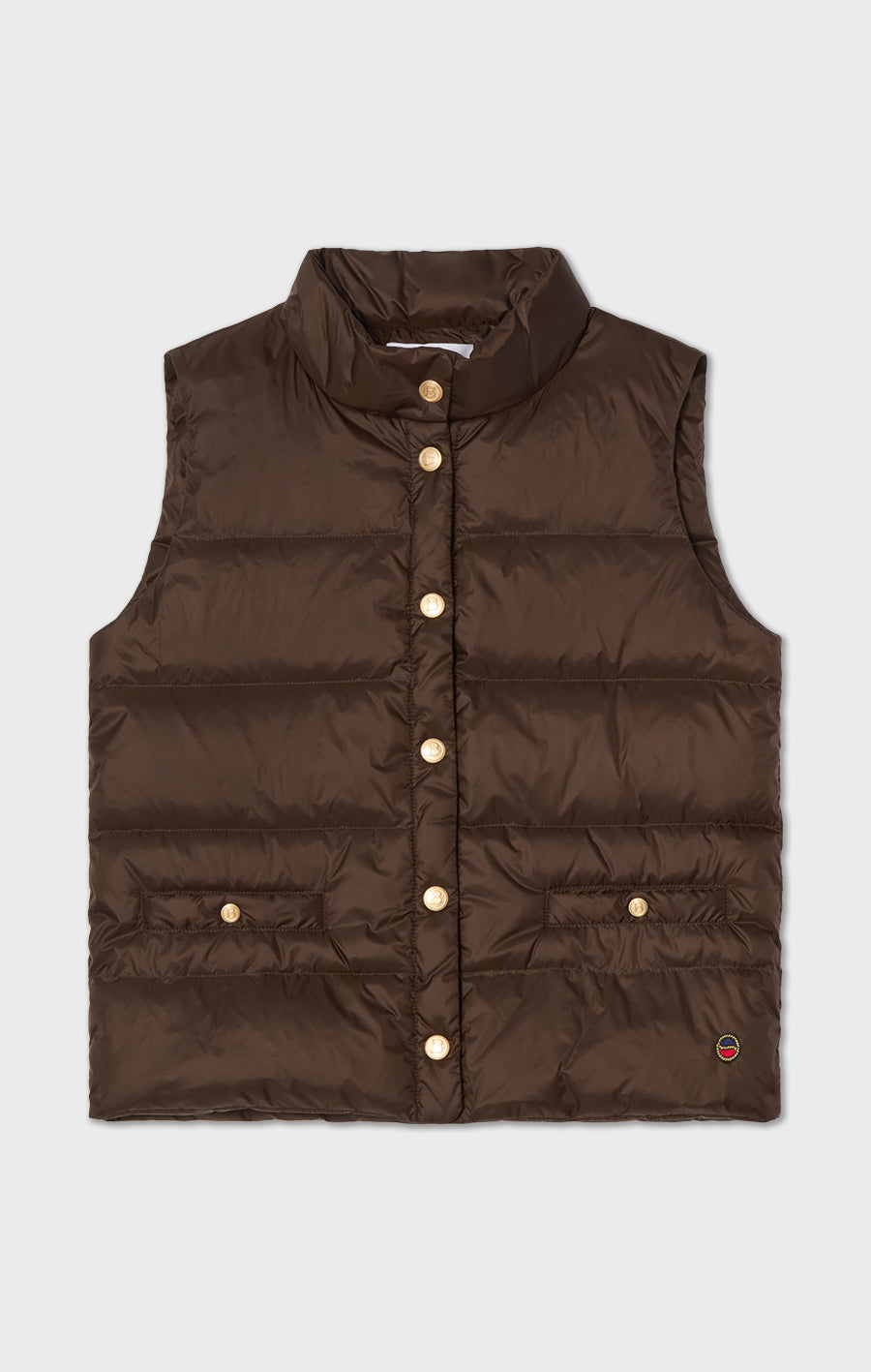 Amy Down Vest Brown