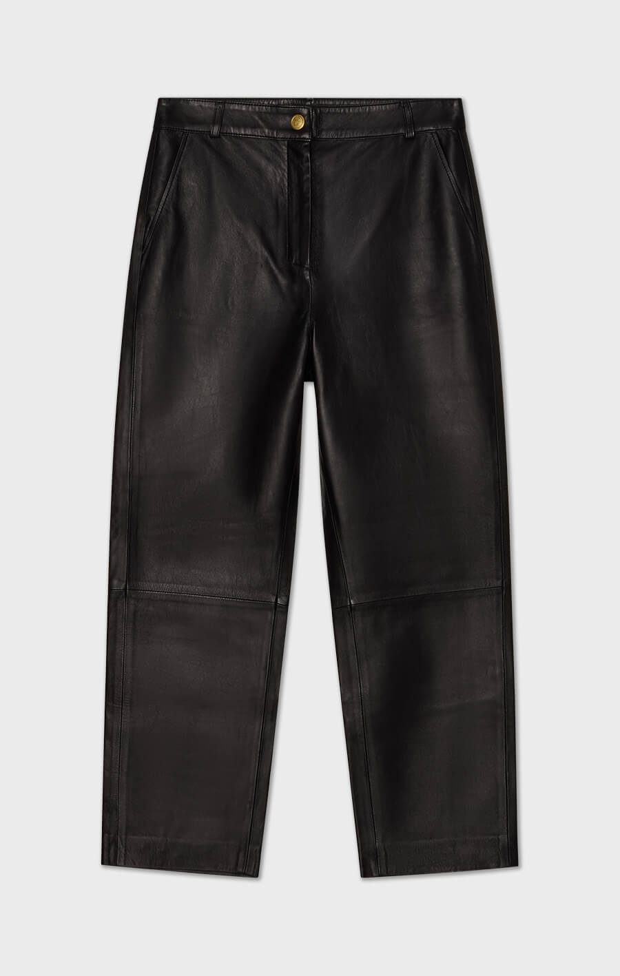 Andie Leather Trouser Black