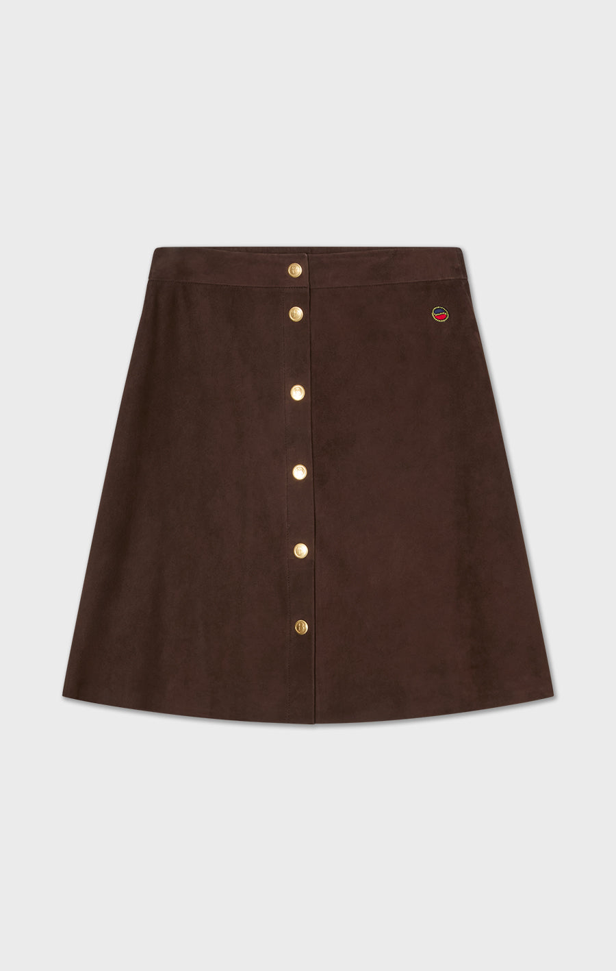 Alianne Suede Skirt Espresso