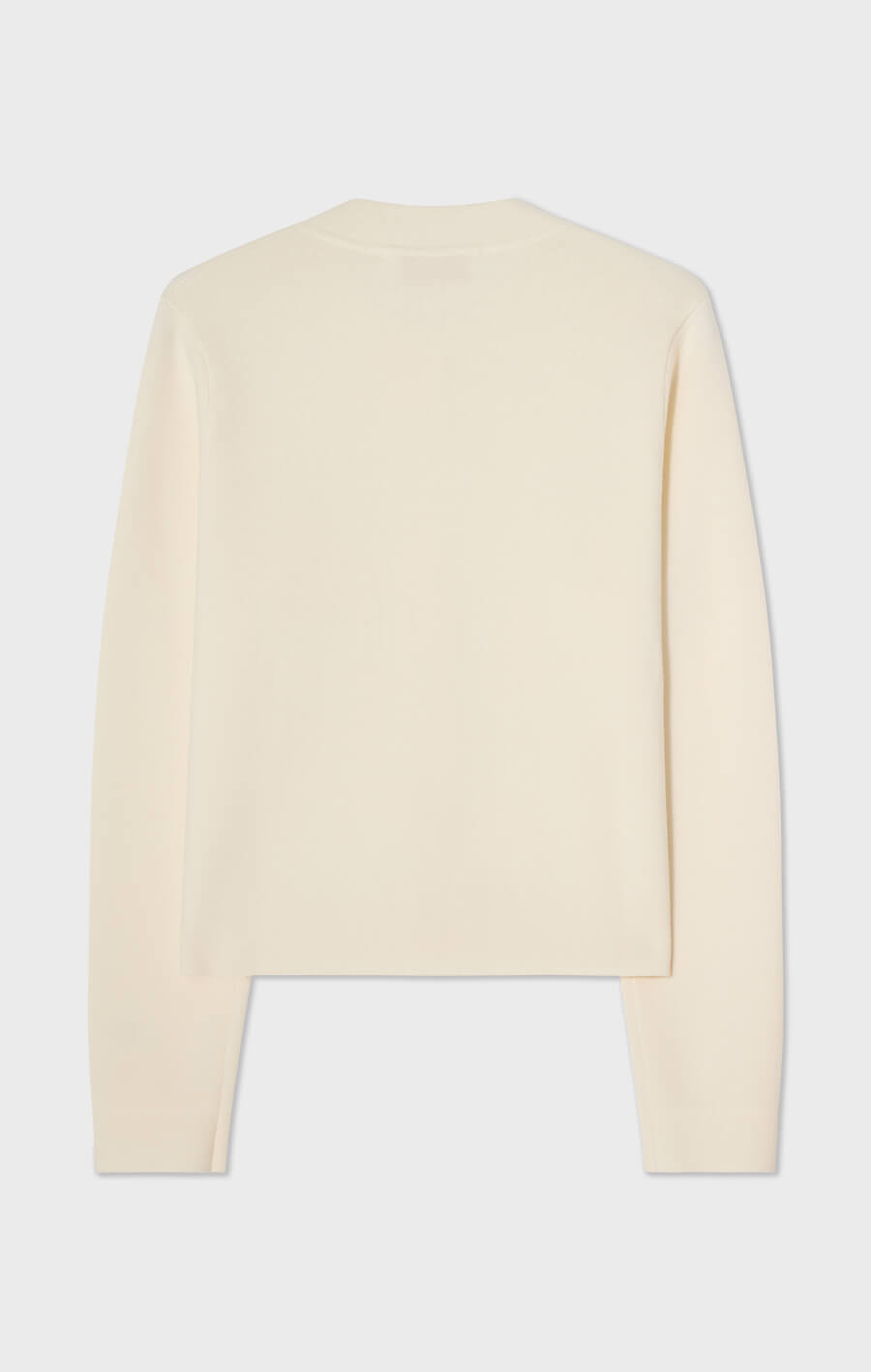 Allie Solid Cardigan Ecru