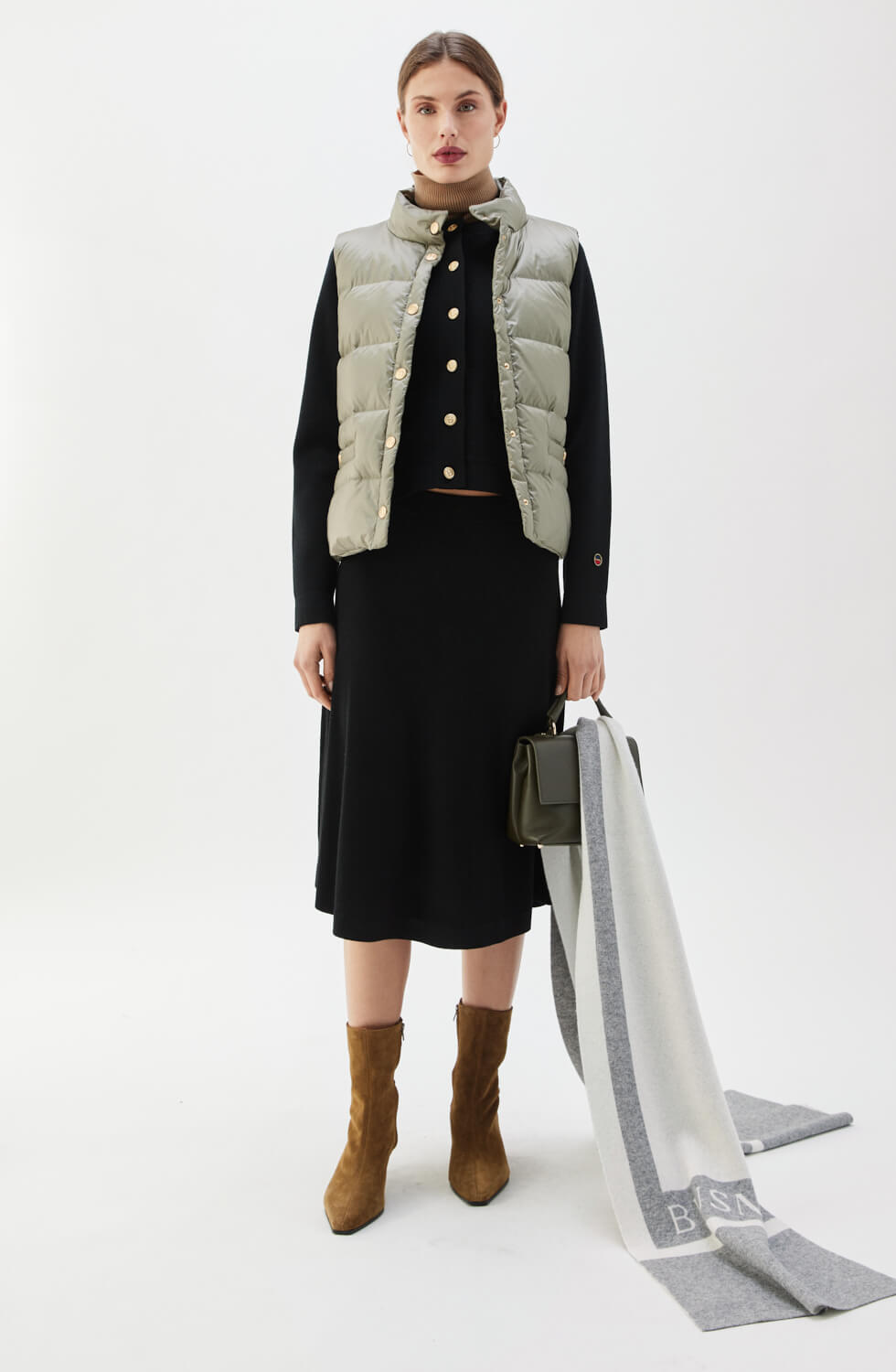 Amy Down Vest Olive