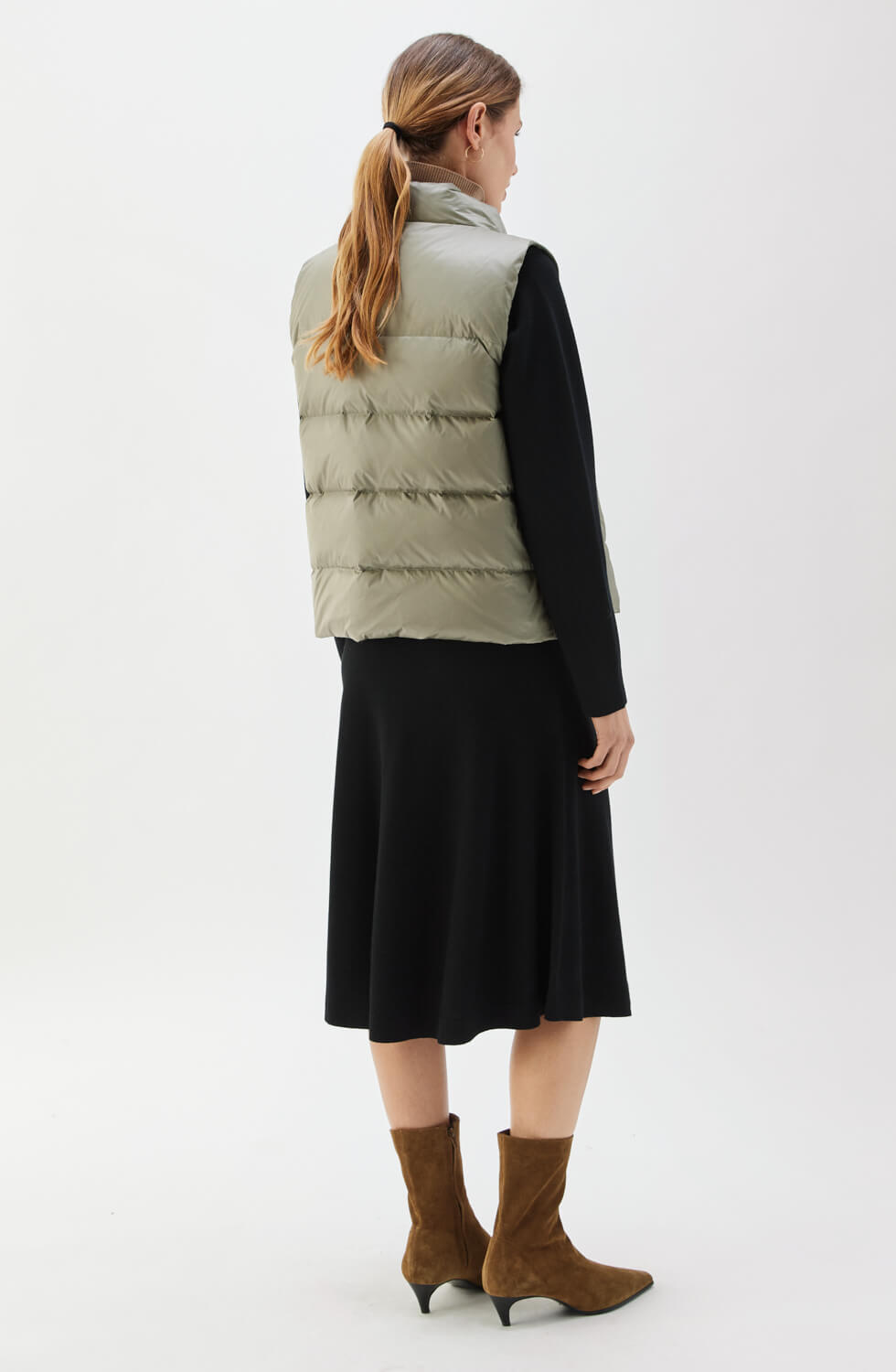 Amy Down Vest Olive