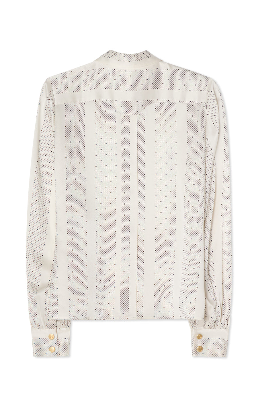 Anita Printed Blouse Ecru/Black