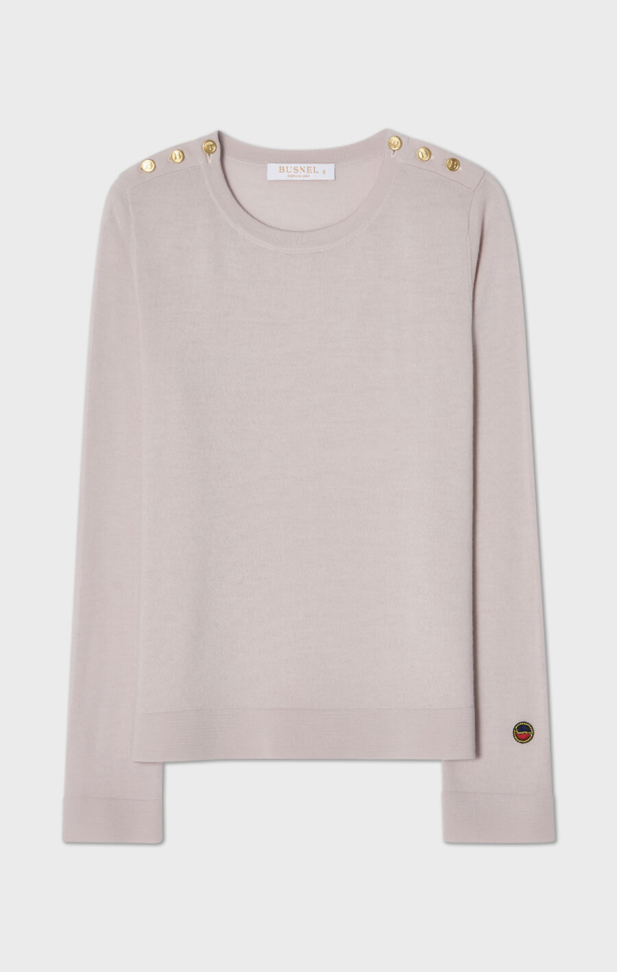 Annika Merino Wool Top Light Rose