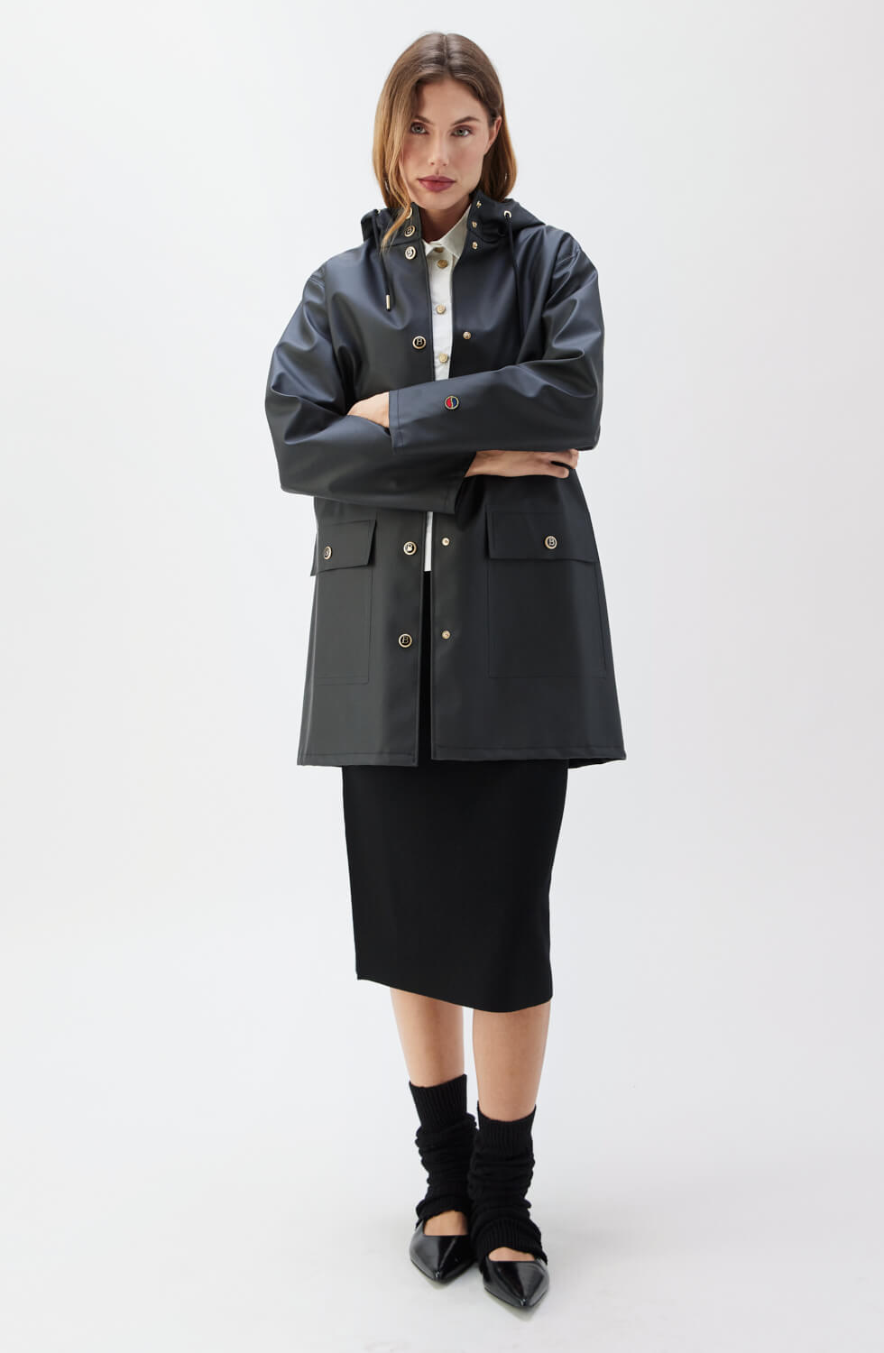 Britte Raincoat Black
