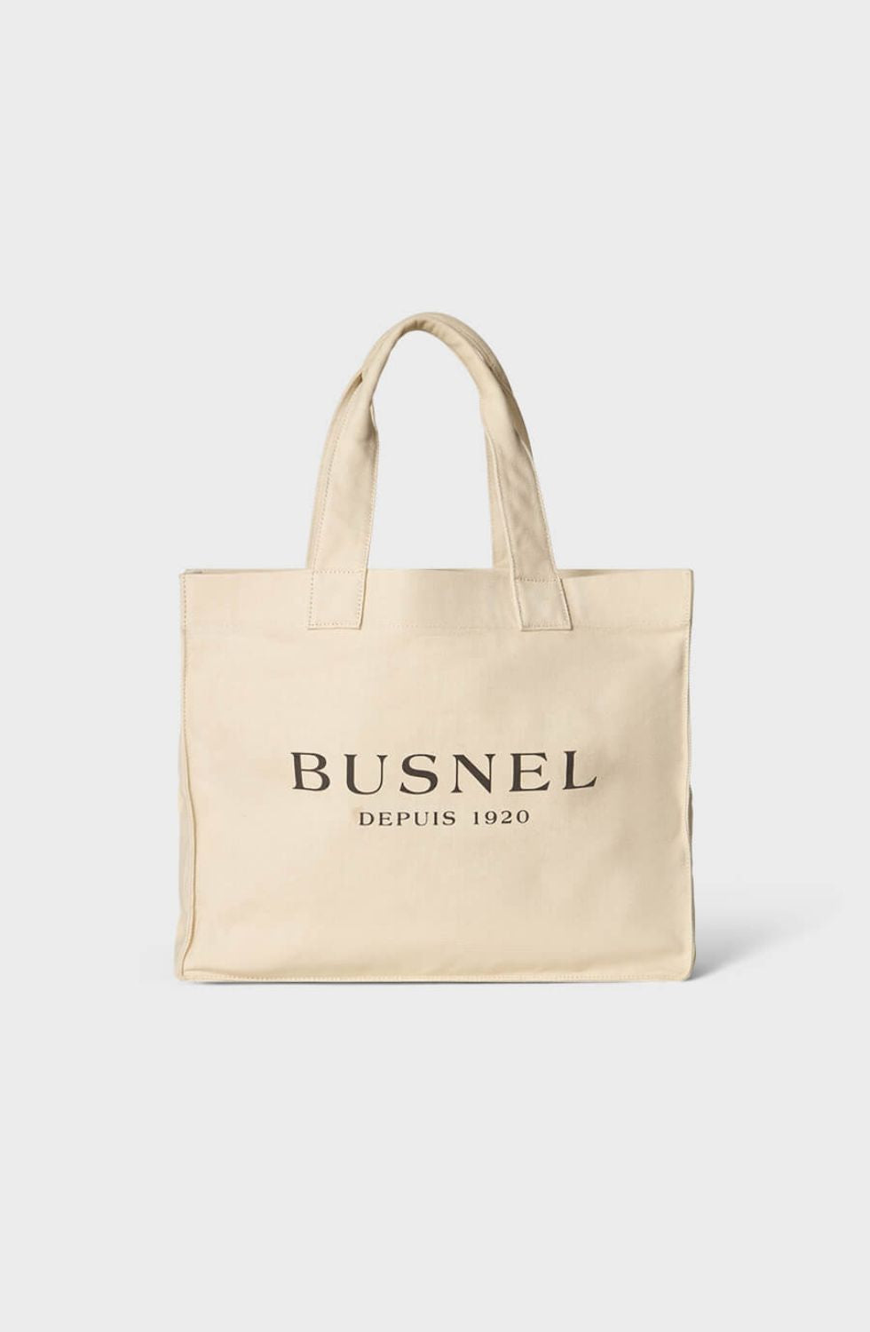 Busnel Tygväska Bomullscanvas Naturvit