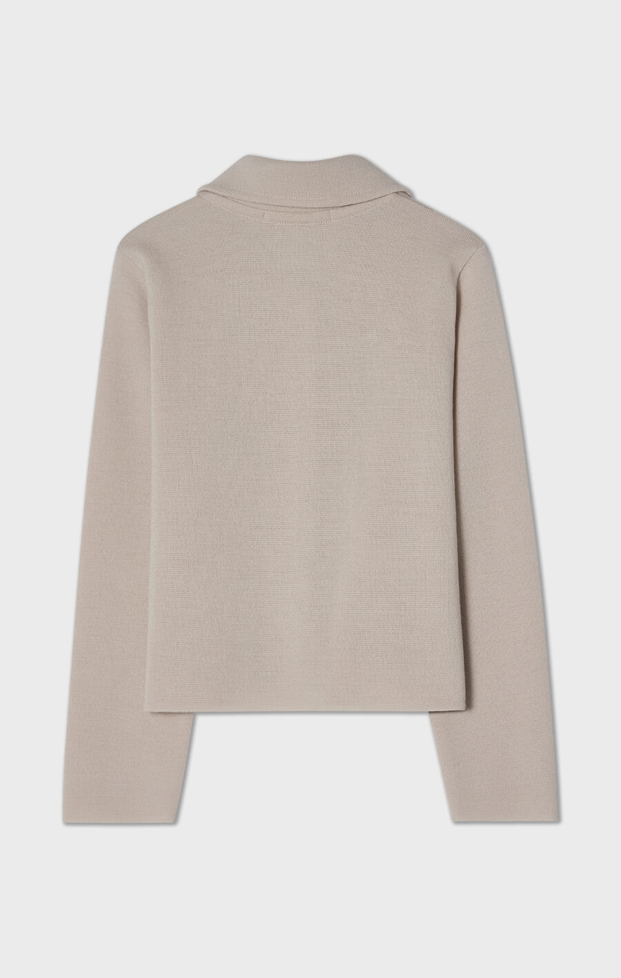 Catherine Knitted Wool Jacket Silver Birch