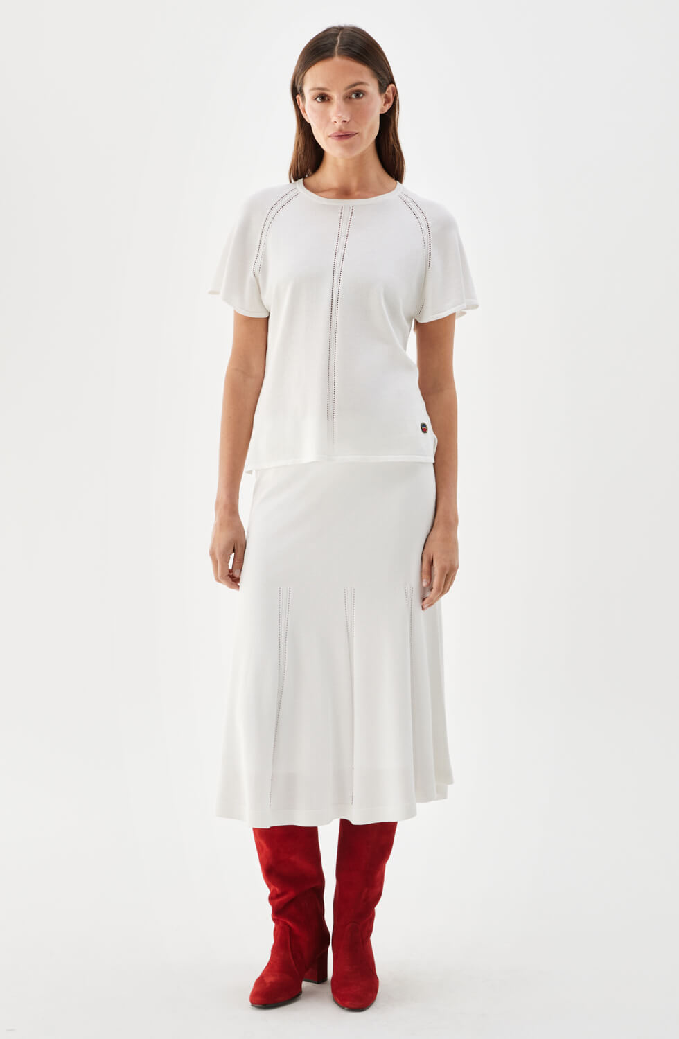 Dany Knitted Top Ecru