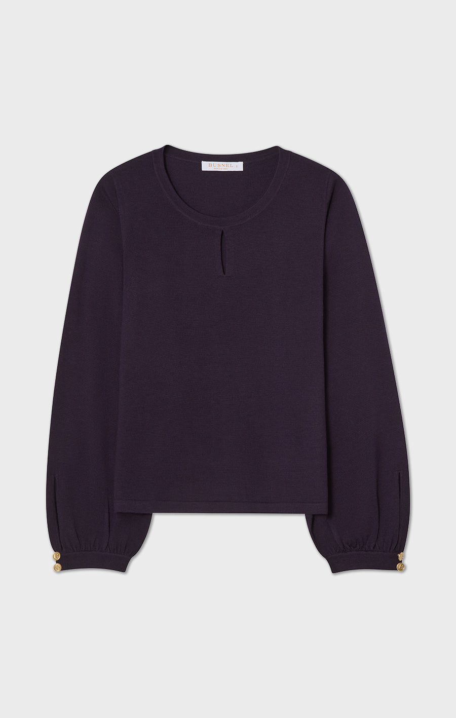 Esme Cuff Top Prune