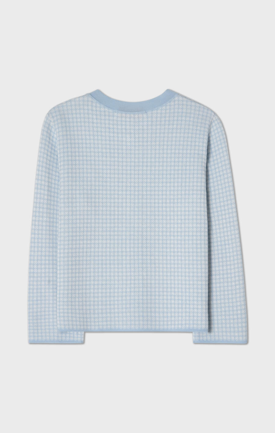 Elle Short Jacket Pepita Ice Blue