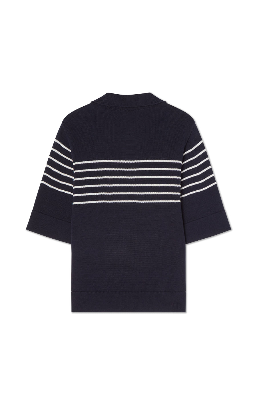 Freja Striped Top Marine/Ecru