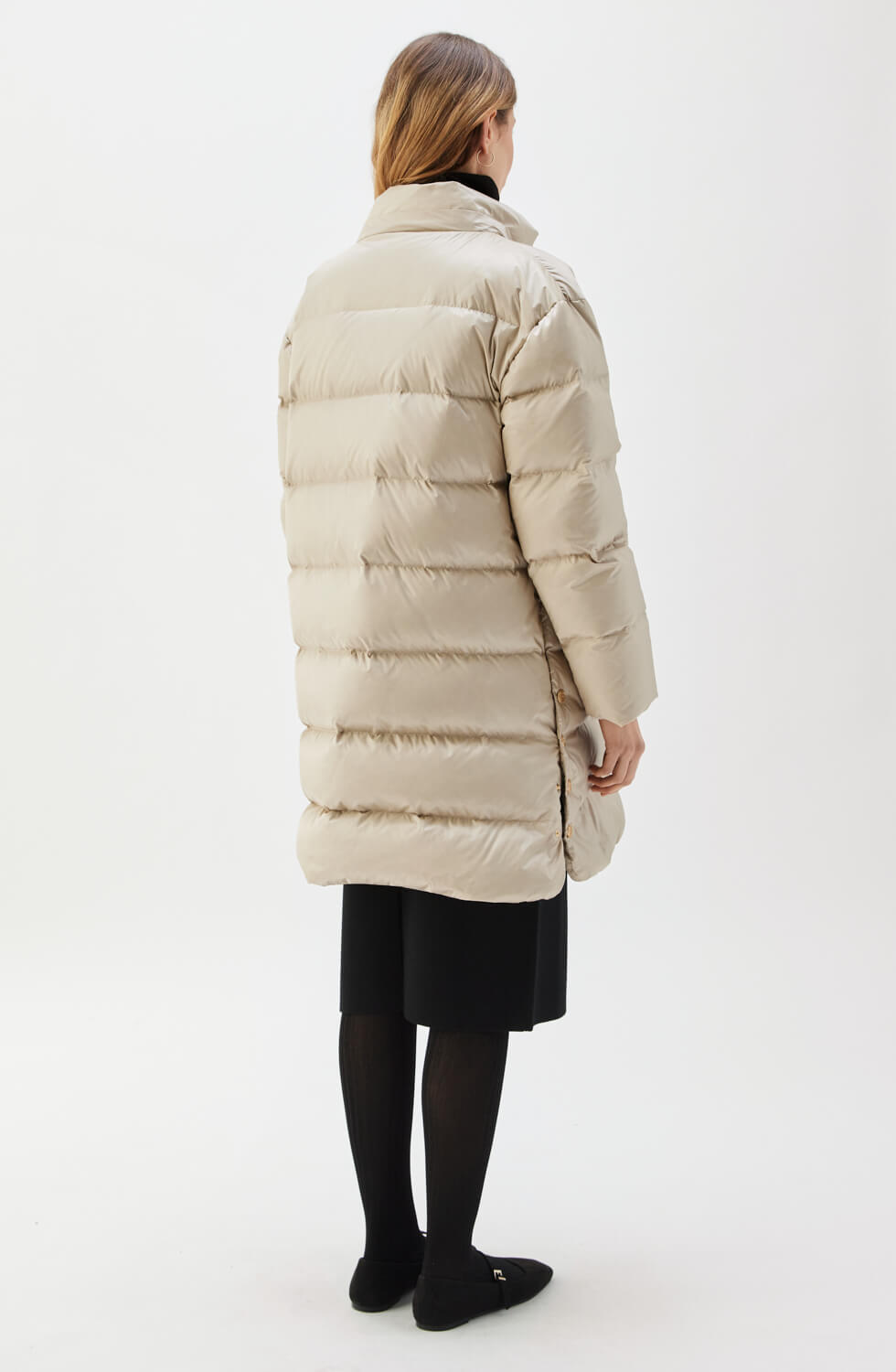 Farida Down Coat Light Beige