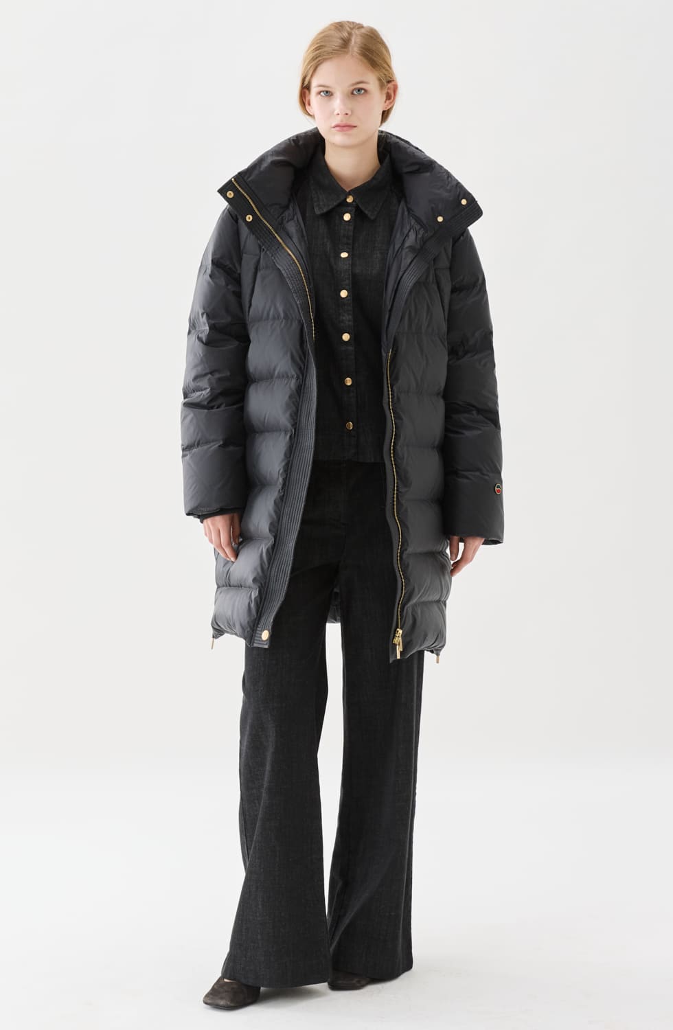 Flisa Down Coat Black