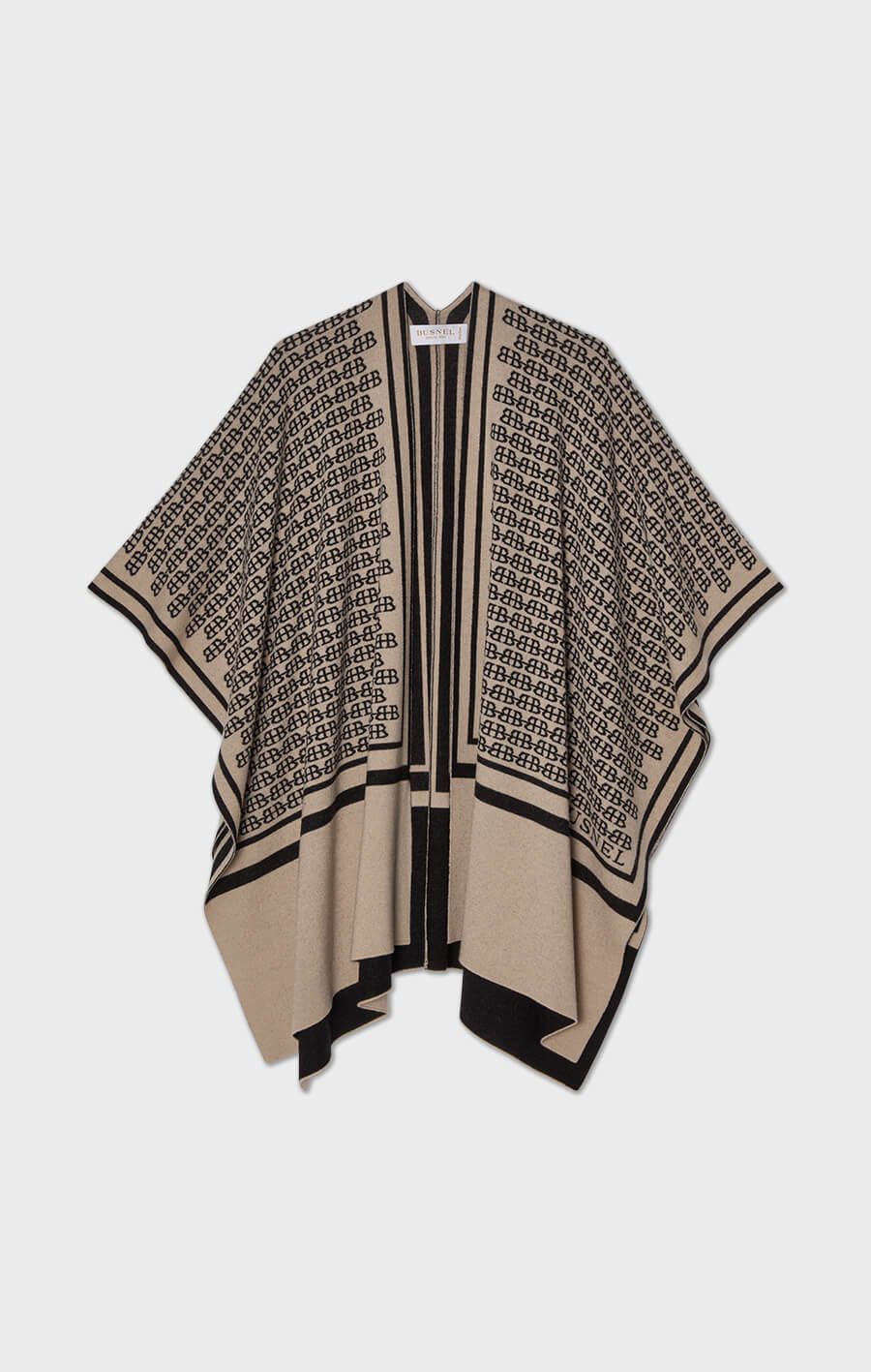 Garnette Poncho Fudge/Black