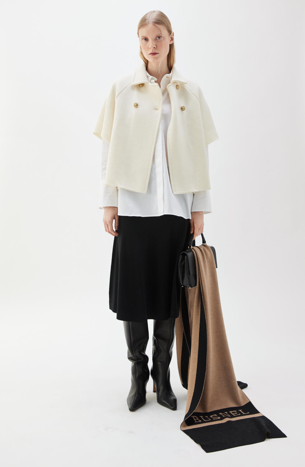 Gertrude Cape Ecru