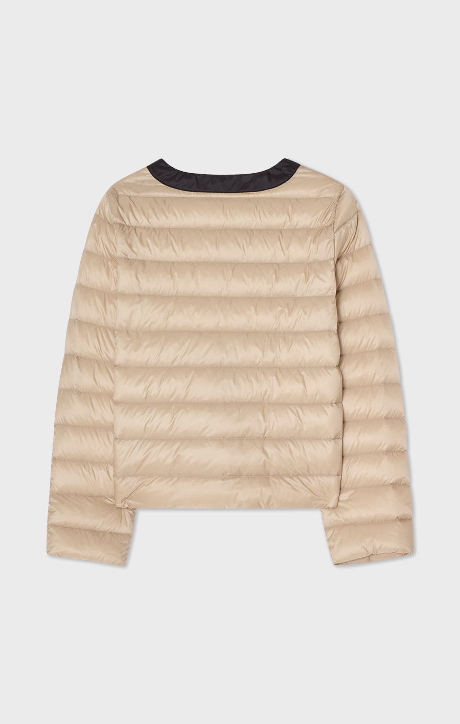 Ida Contrast dunjacka Ljus Beige/Svart