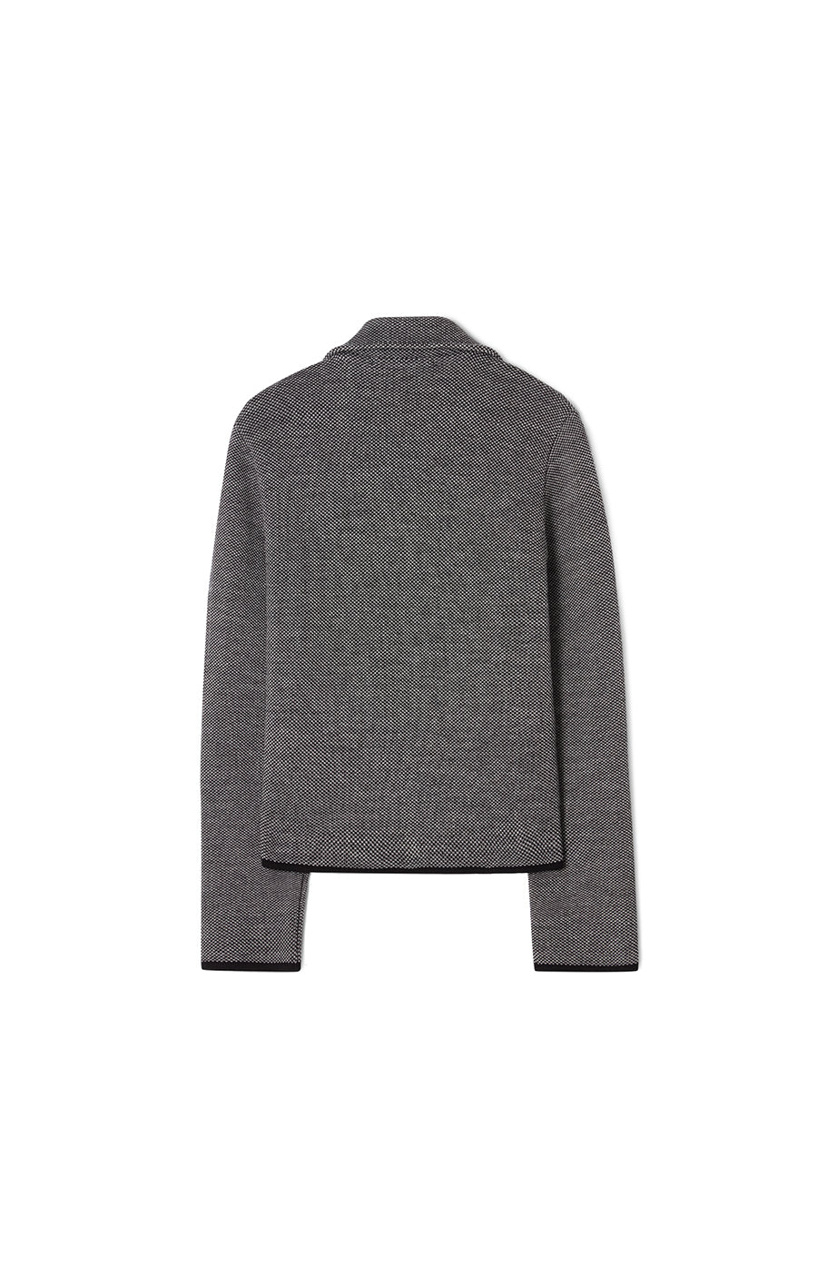 Indra Jacquard Jacket Black/Ecru