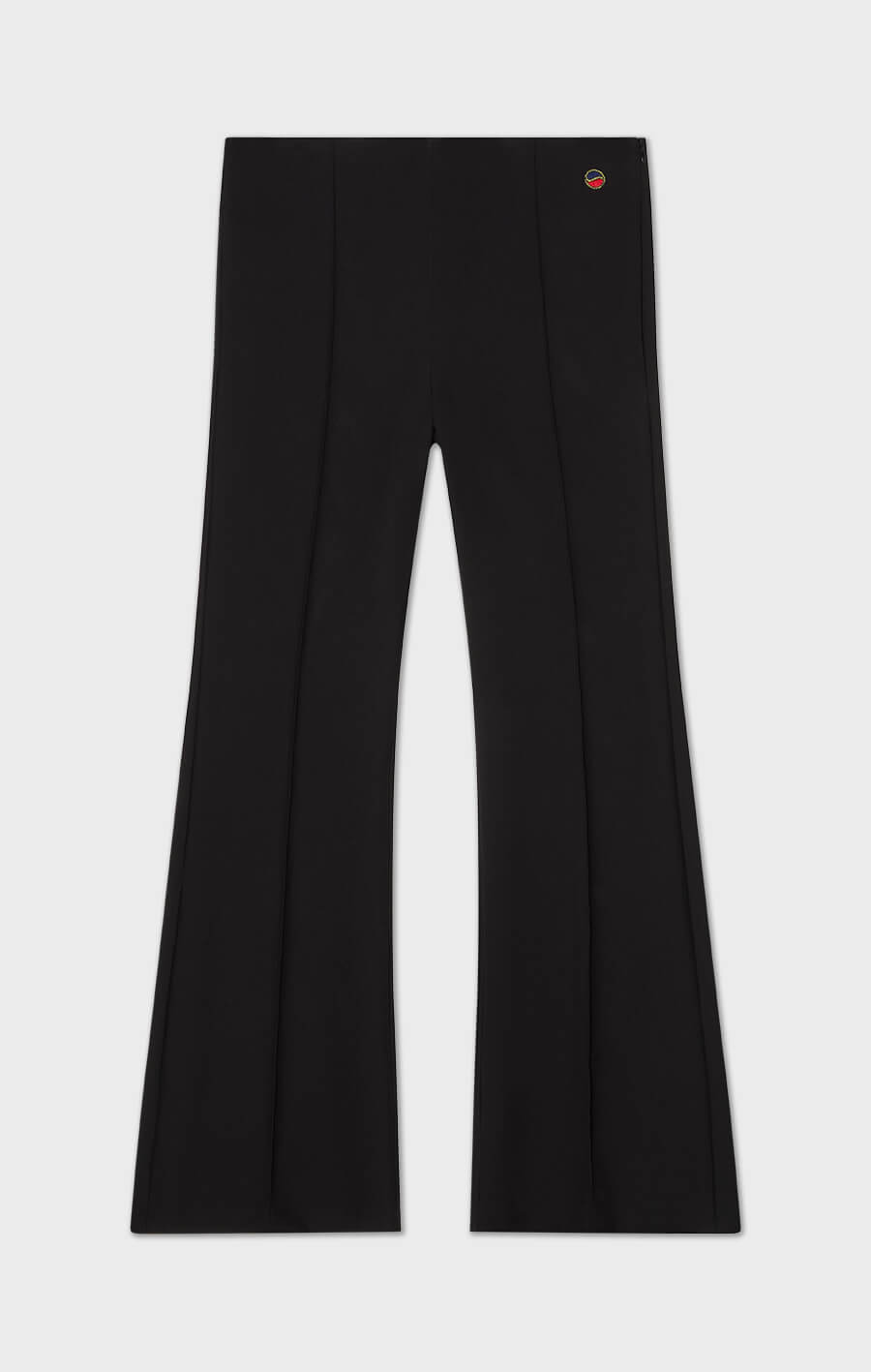 Karin dressade byxor med pressveck svart