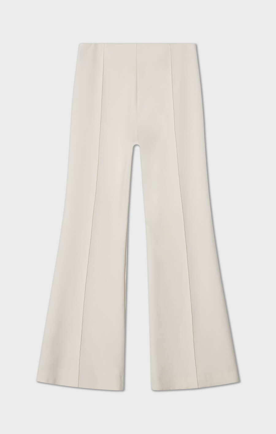 Karin dressade byxor med pressveck crèmevit