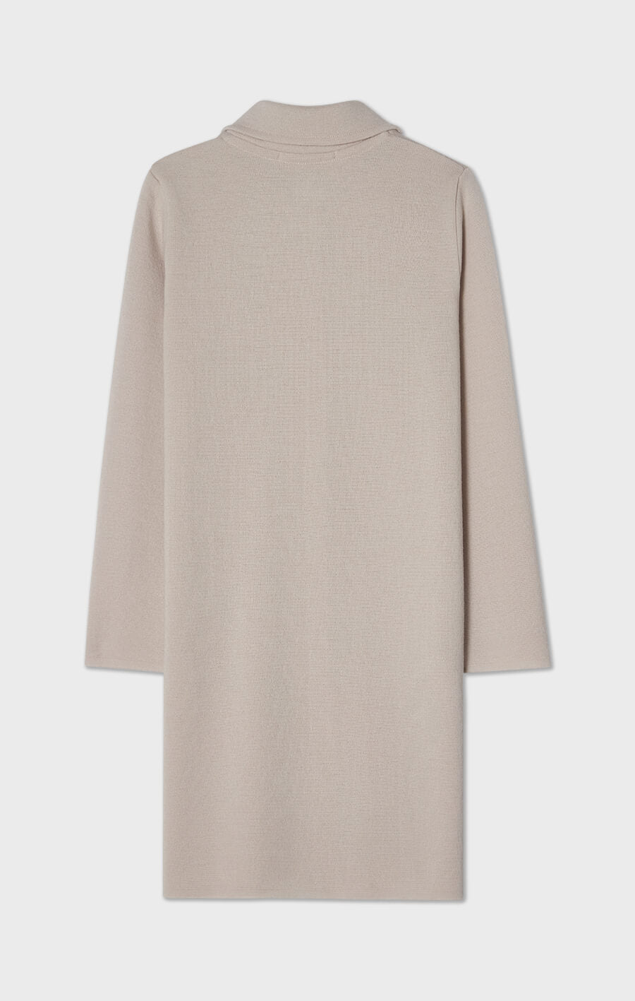 Lilli stickad kappa i ull ljusgrå