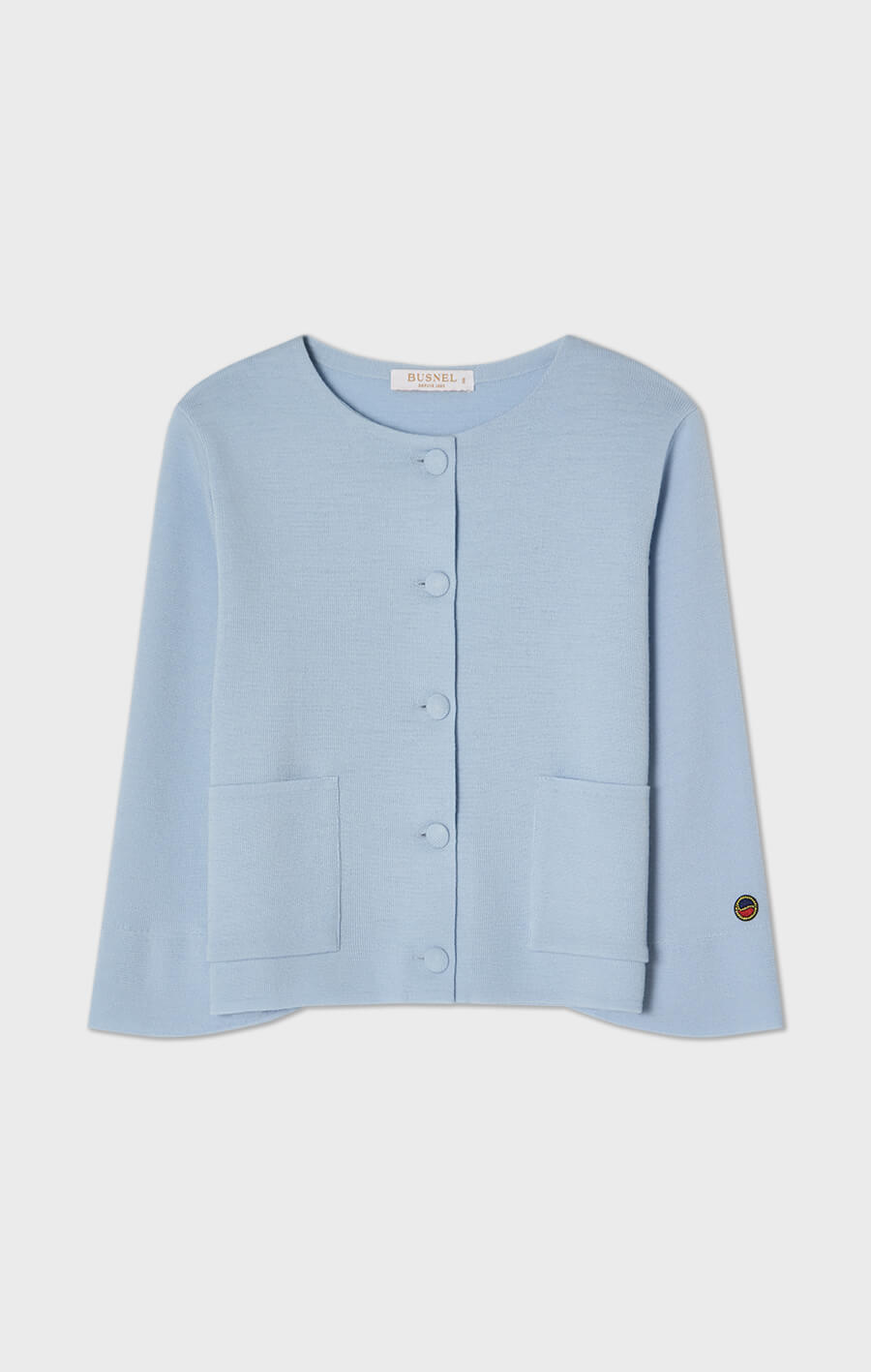 Lisa Short Wool Jacket Ice Blue