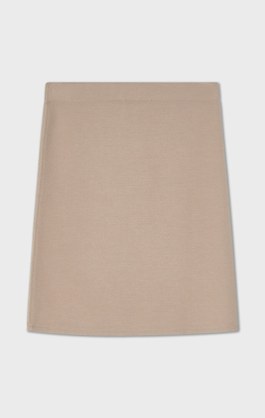 Lucky Knitted Wool Mini Skirt Fudge