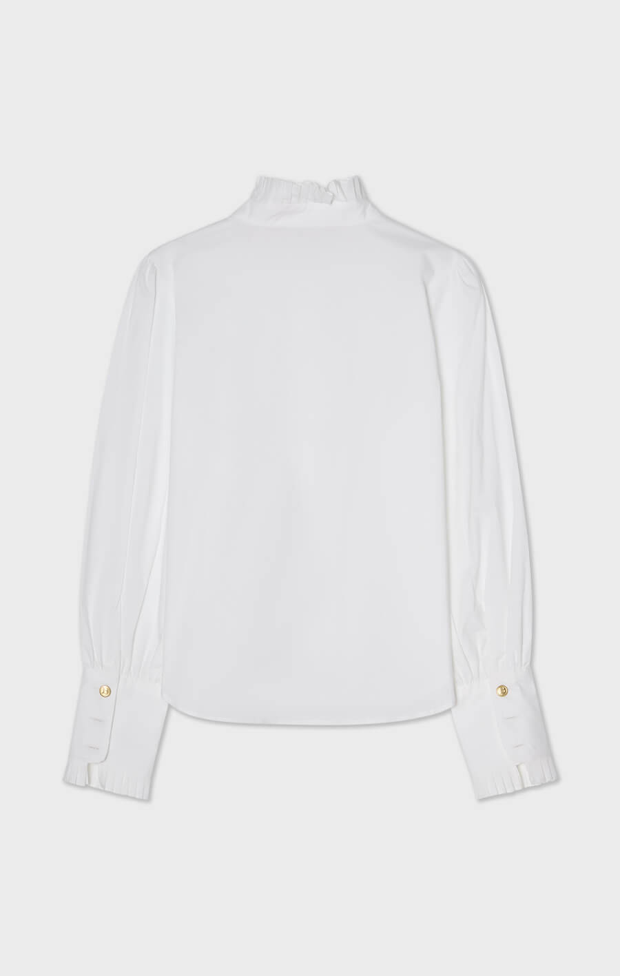 Maira Plissé Blouse White