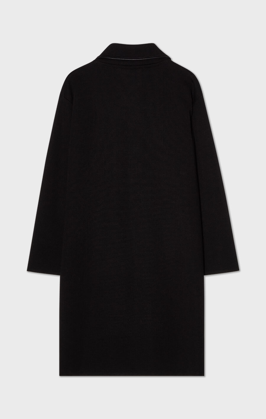 Mikaela Piped Coat Black