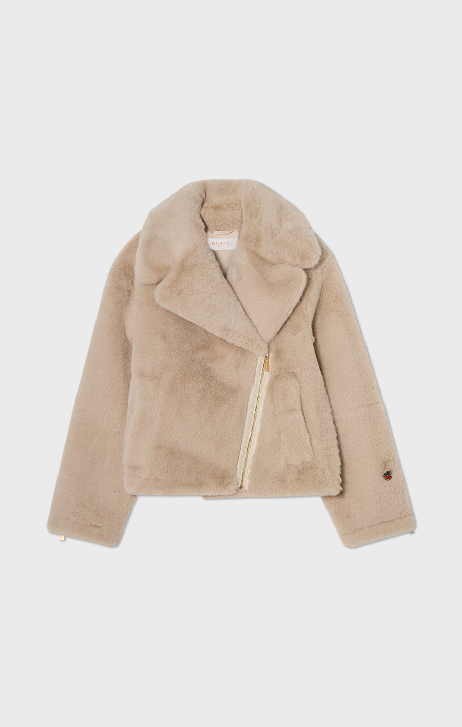 Mimi Fake Fur Jacket Light Beige
