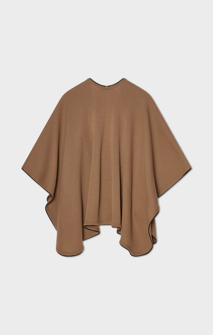 Mio Piped Poncho Salty Caramel/Black
