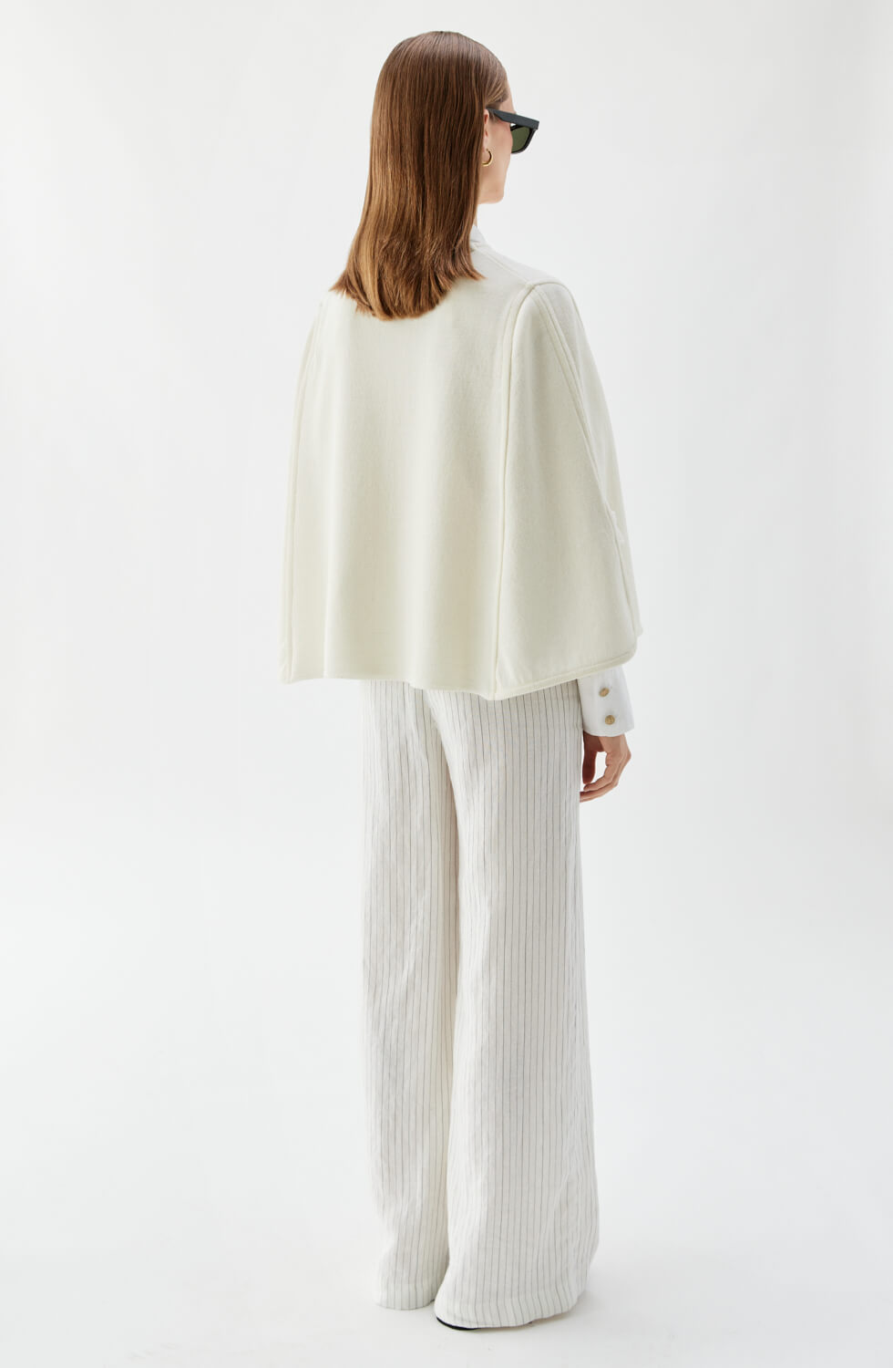 Pim Striped Trouser Ecru/Black