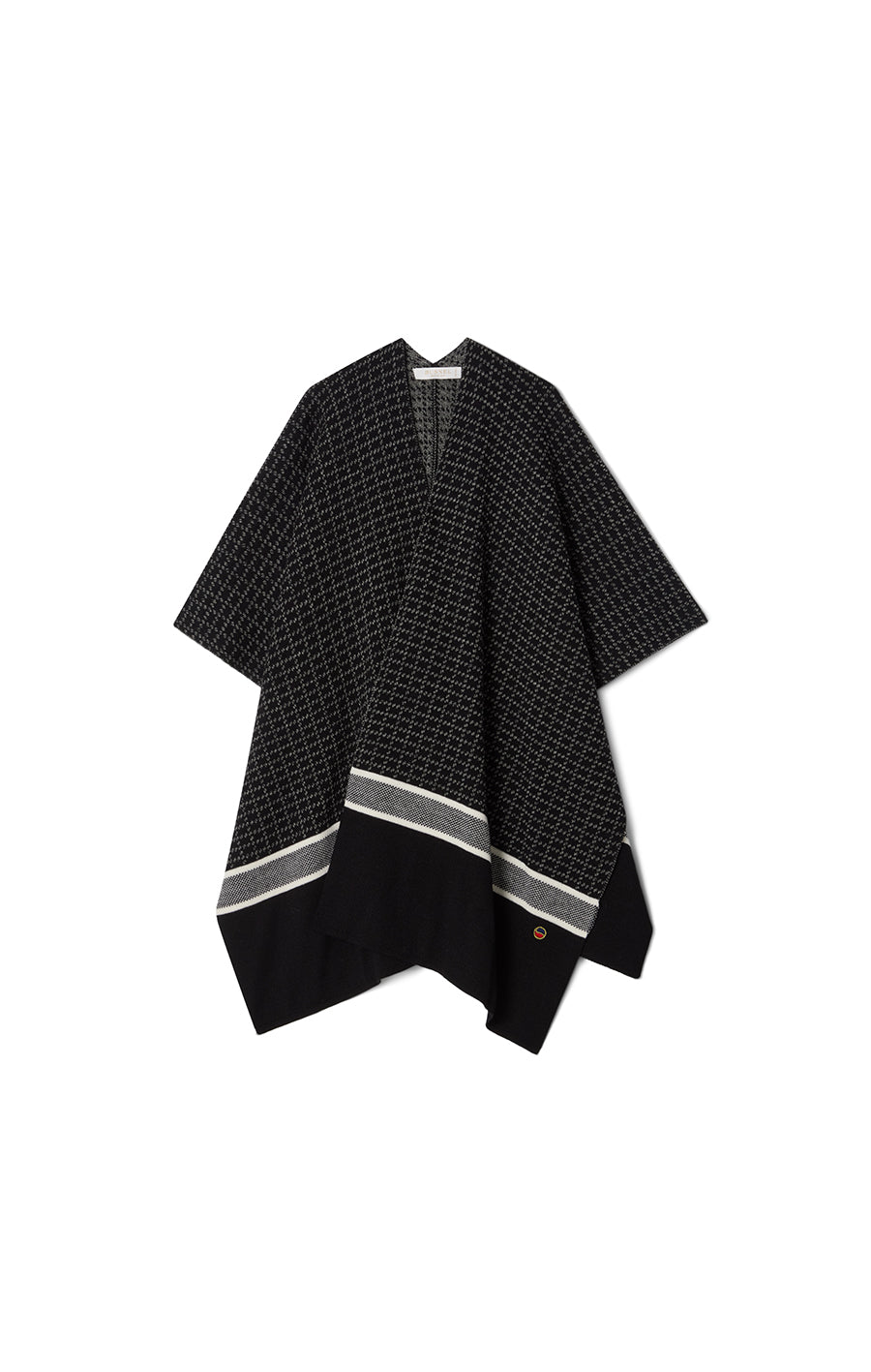 Mio Checked Poncho