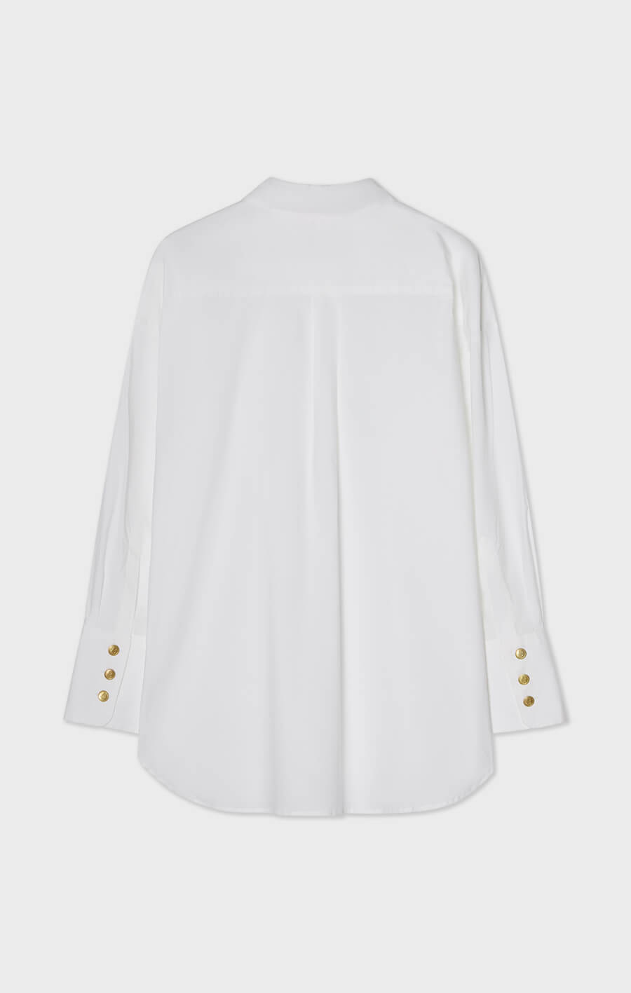 Nora oversizad skjorta i poplin vit