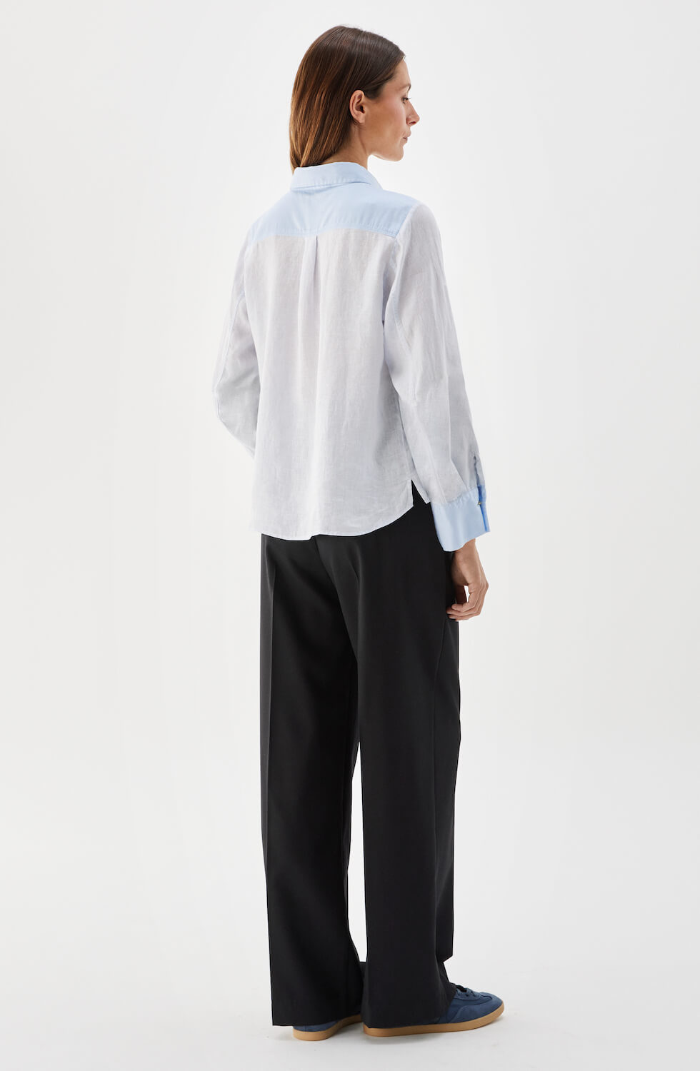 Nenne Linen Shirt Ice Blue