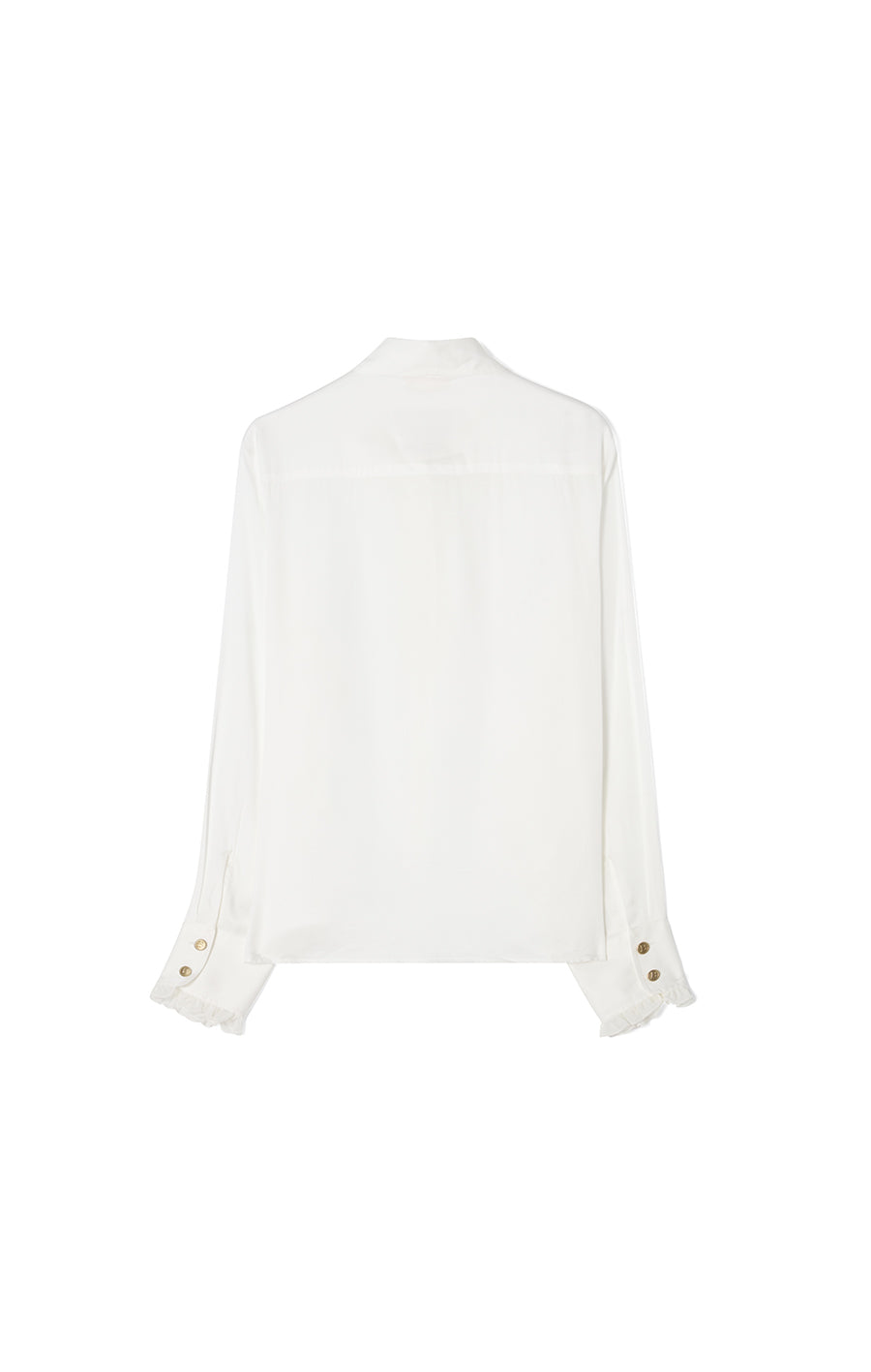 Nicoline Satin Blouse Ecru