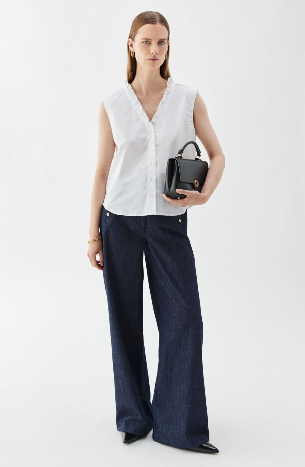 Nilly Top White