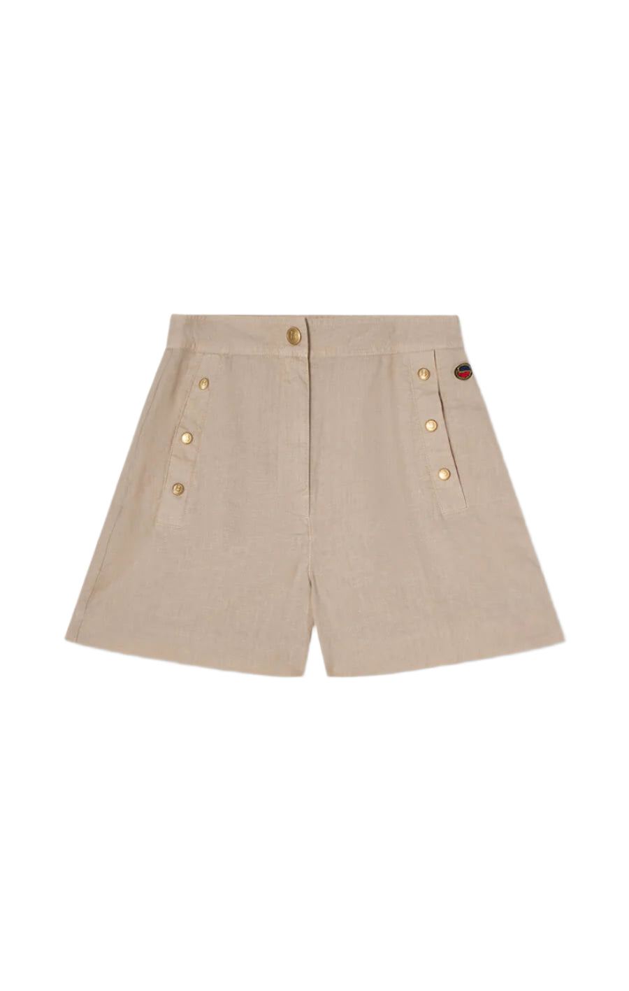Pixie Linneshorts beige