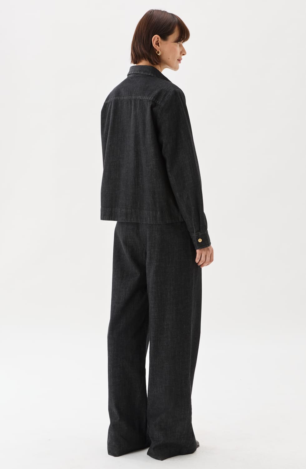 Poppy Shirt Black Denim
