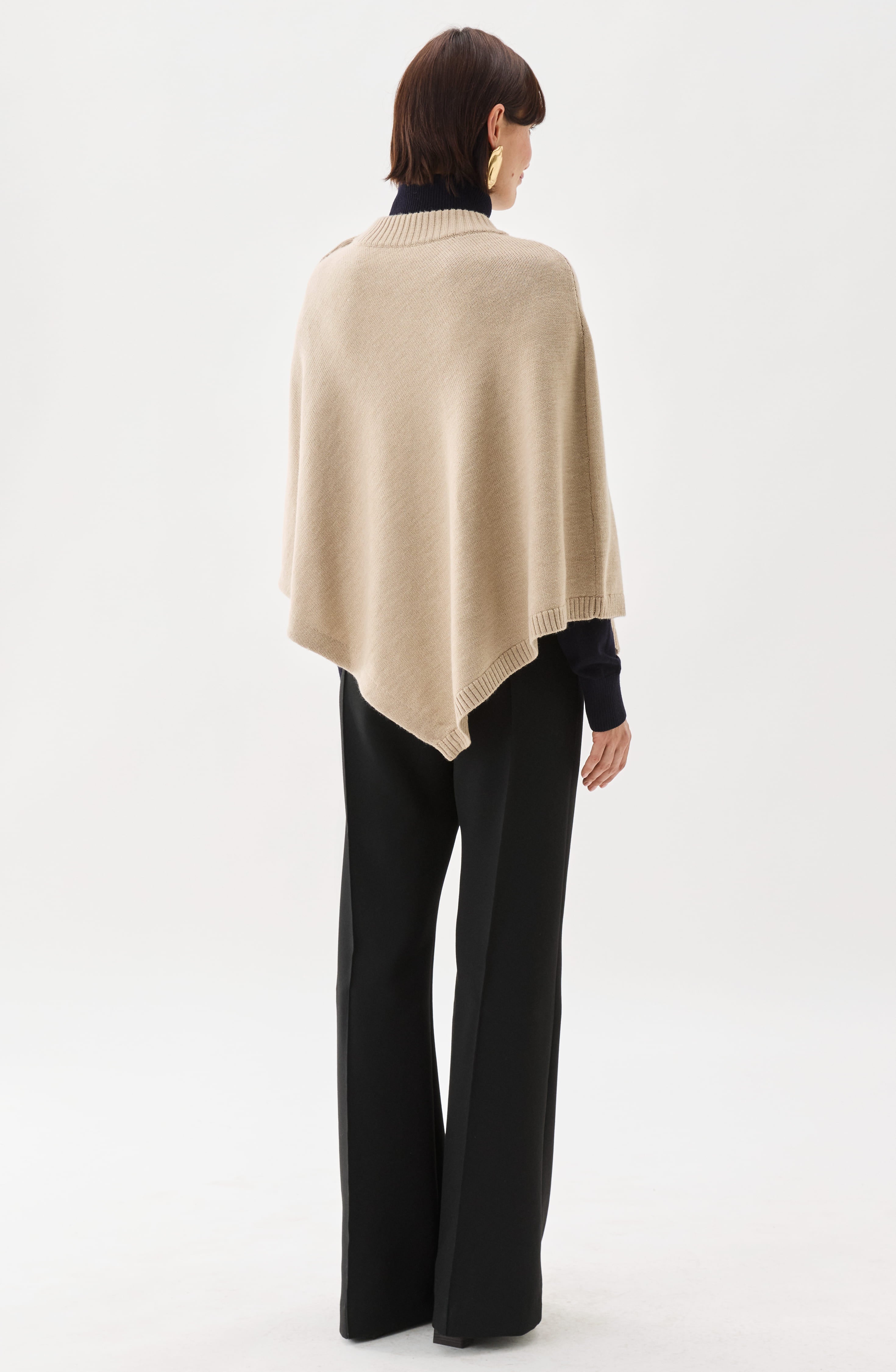 Randy poncho beige