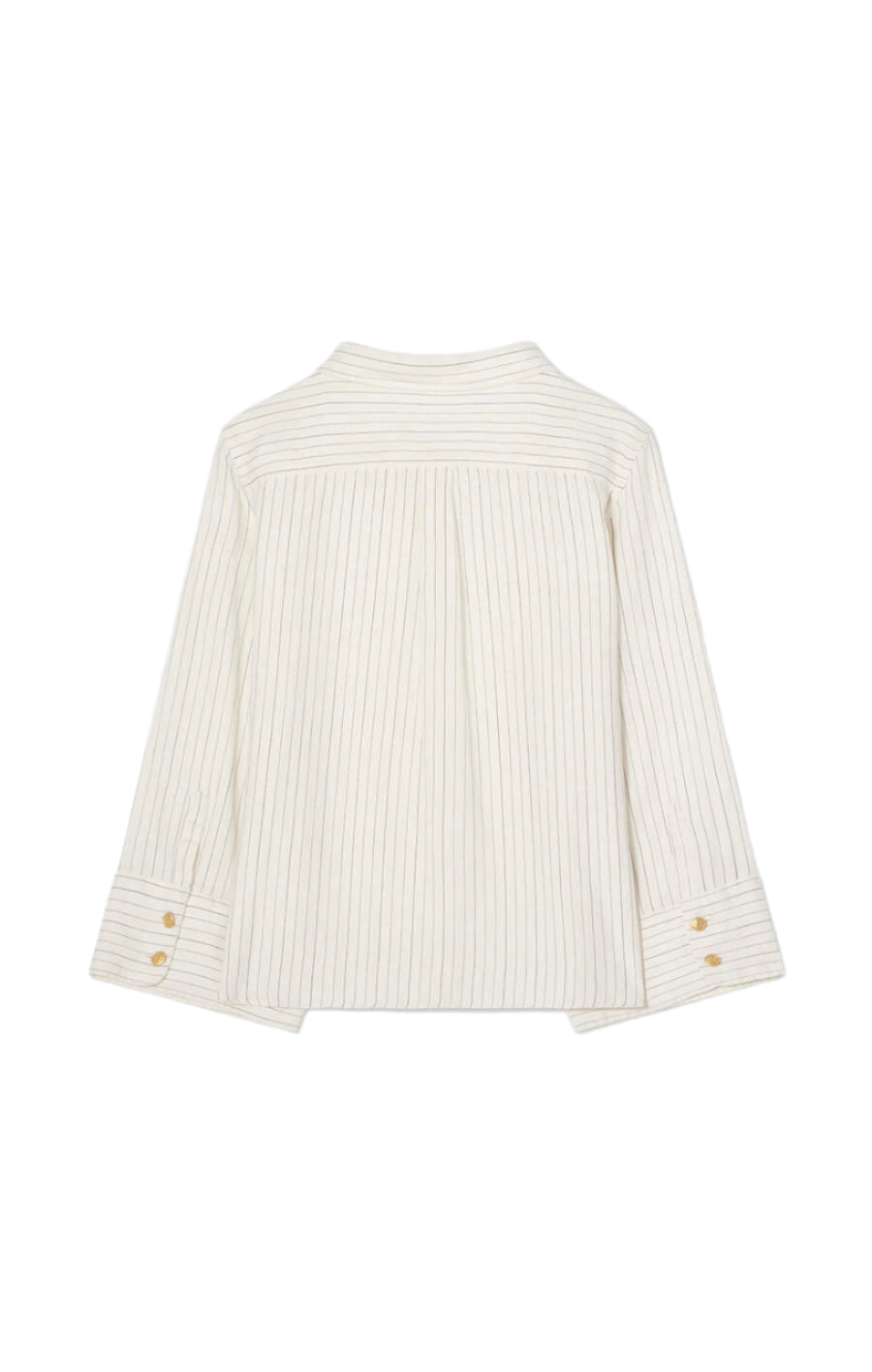 Romy Striped Shirt Ecru/Black