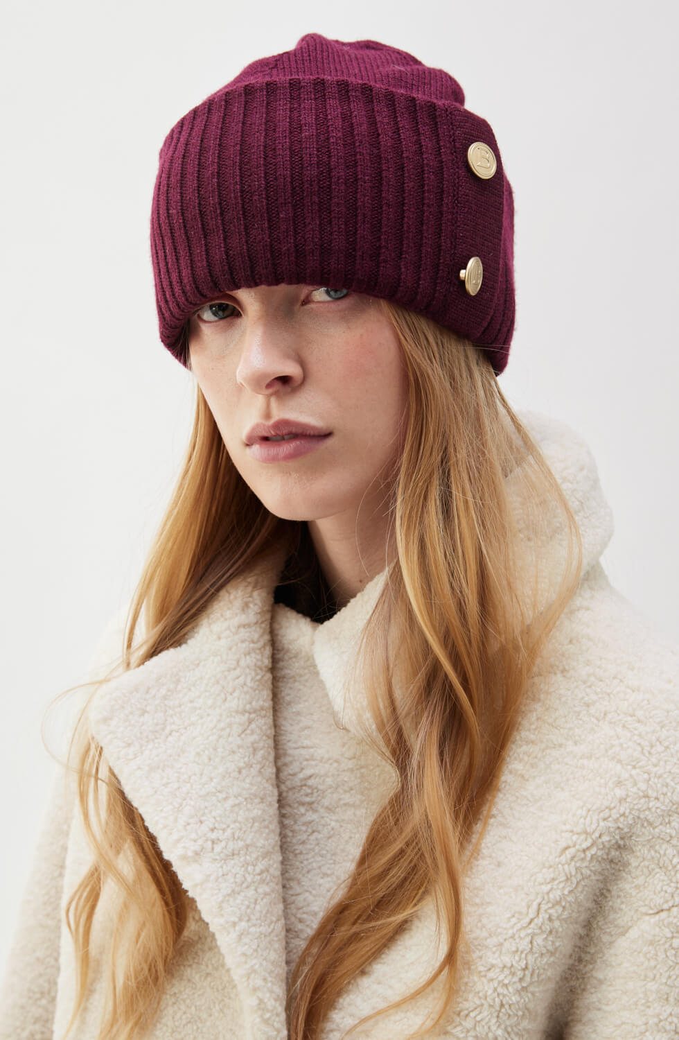 Roya Beanie Bordeaux