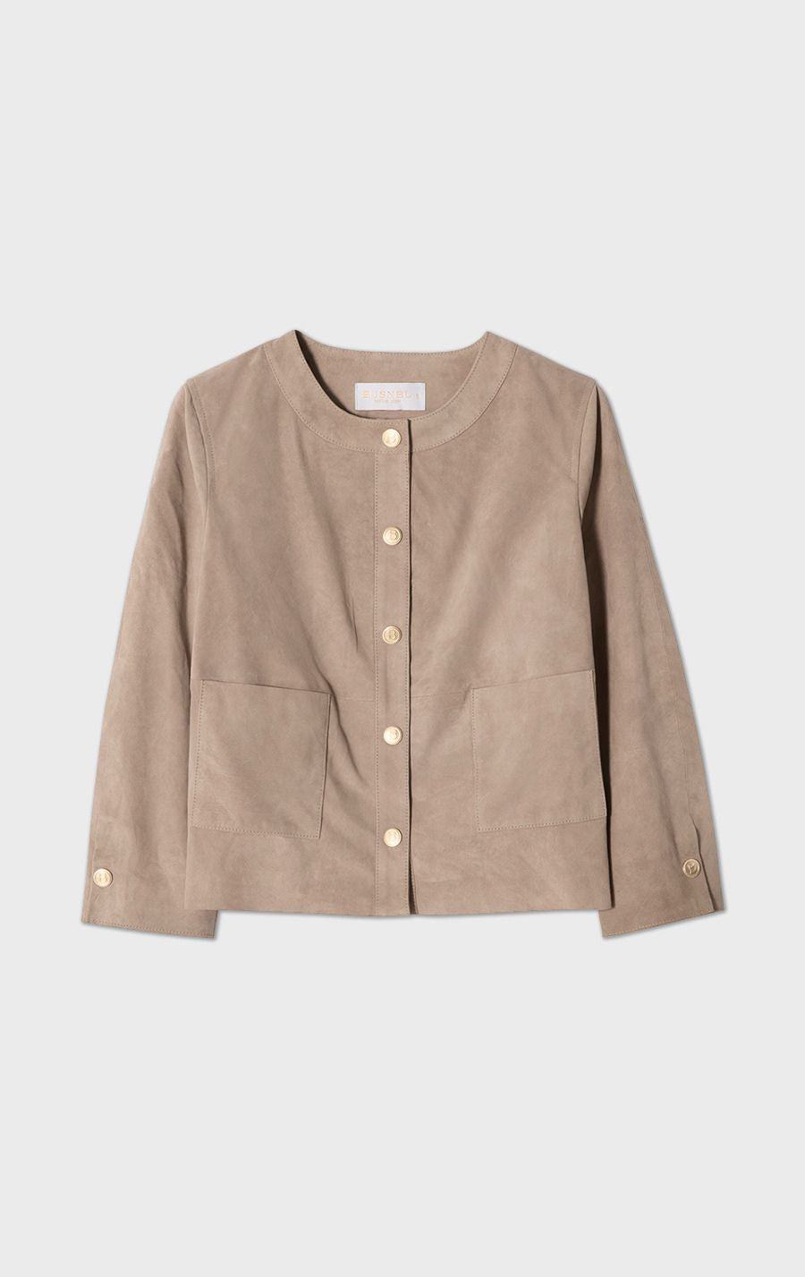 Selena Suede Jacket Sand