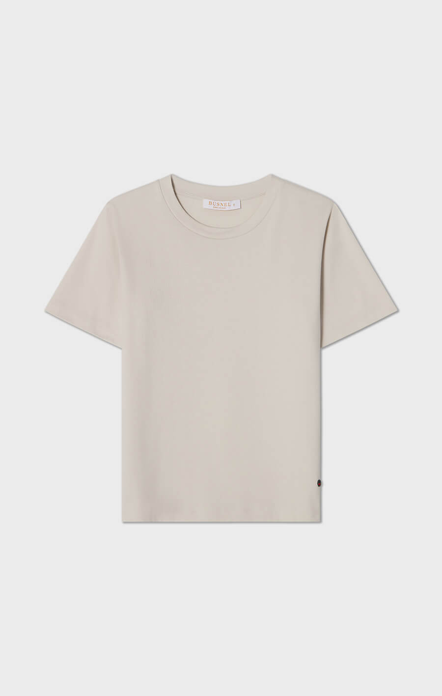 Tessa T-shirt i bomull ljusgrå