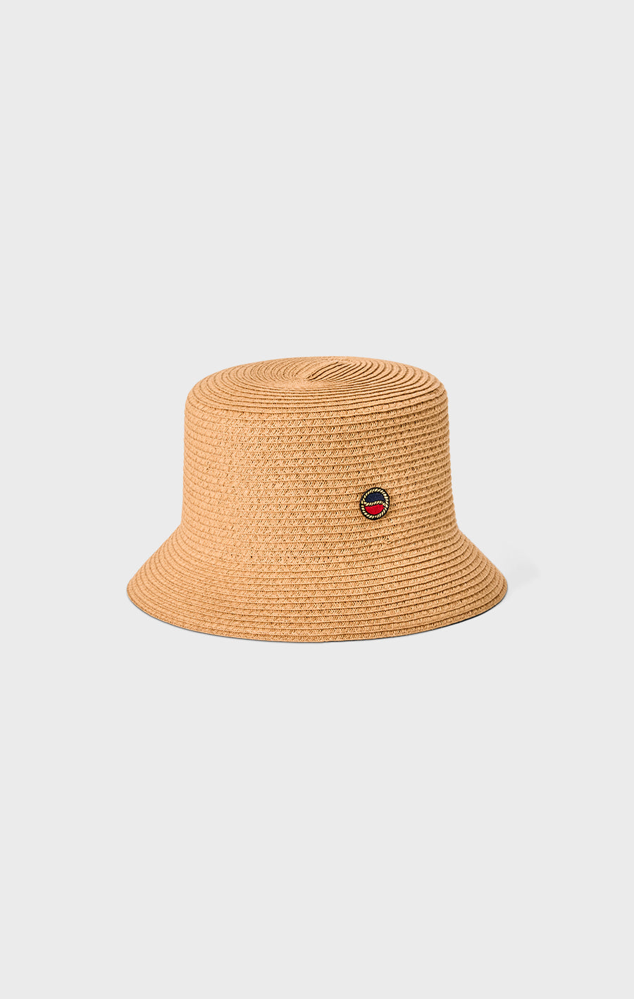 Tina bucket hat i strå natur