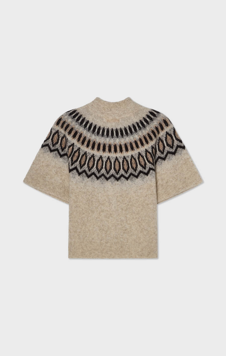 Vilanie Cardigan Jacquard Sandstorm