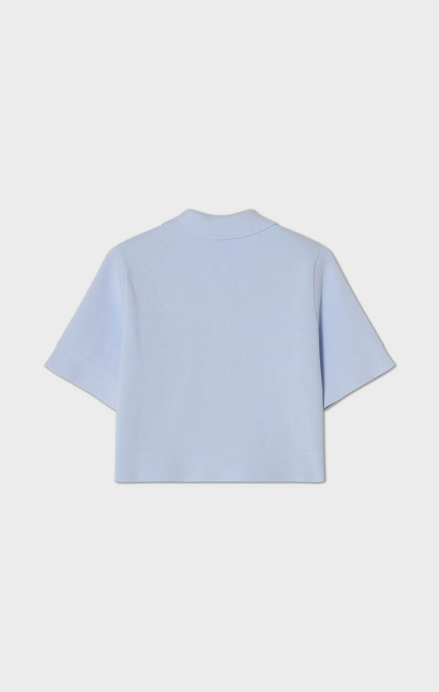 Valery kort jacka i bomull ljusblå