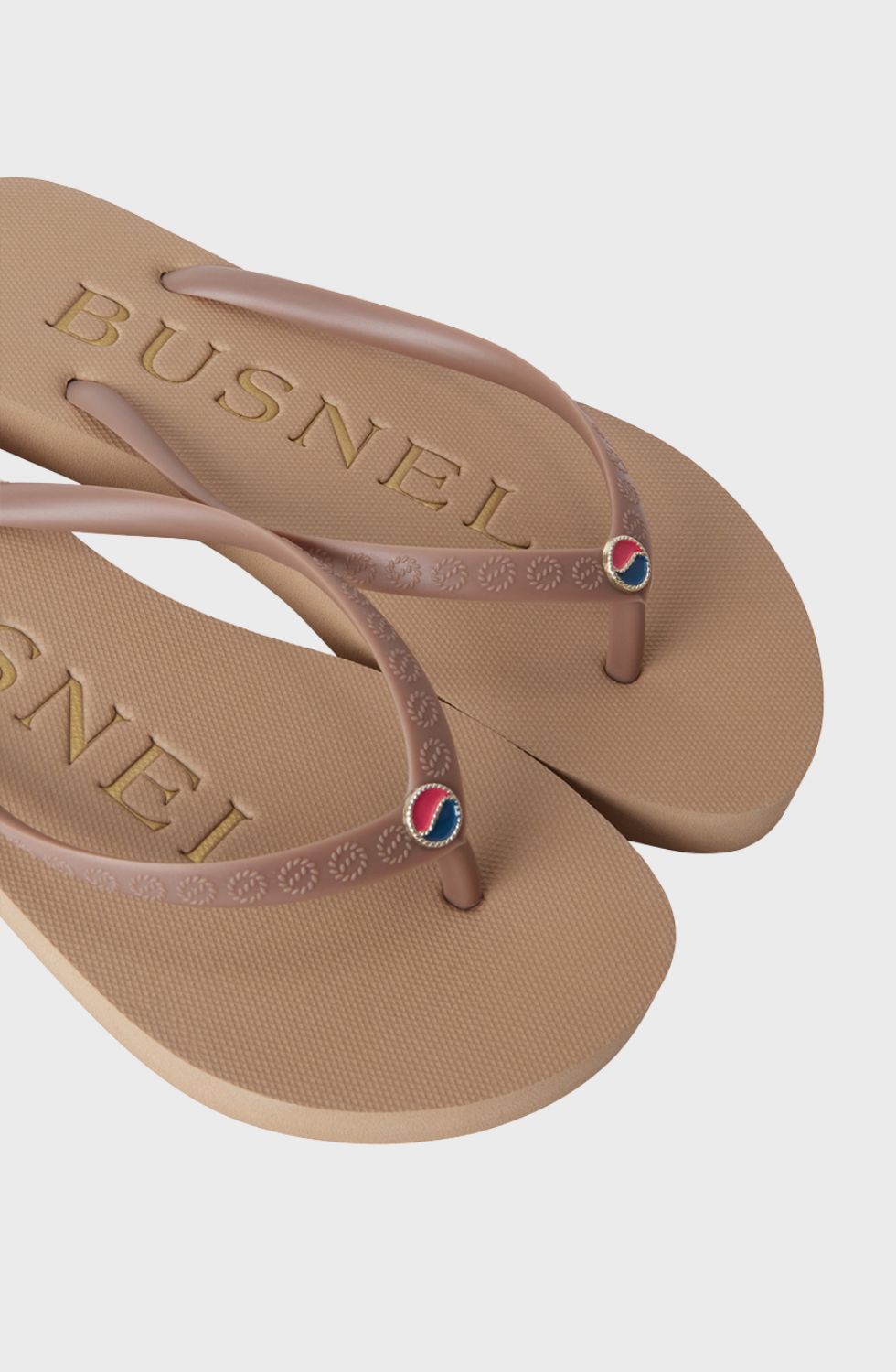 Vivi Flip Flop Ljusbrun/Guld